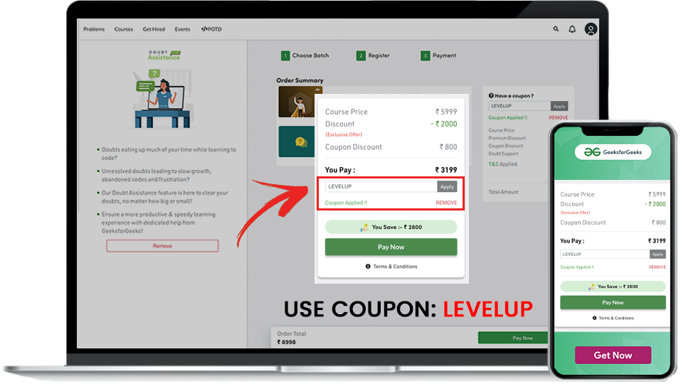 gfg coupon code landing page p highlighted